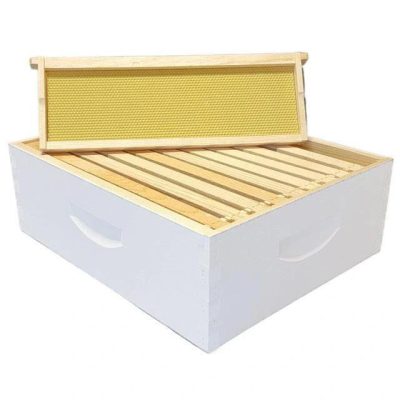 Medium 10 Frame Honey Super (Painted White) from Flying Bee Ranch in Salem, Oregon